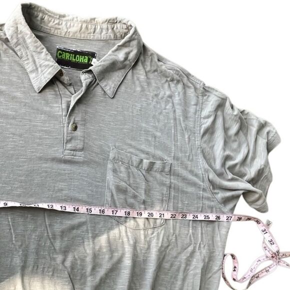 Cariloha Men’s Bamboo Blend Natural Polo Shirt 2XL - Picture 5 of 9